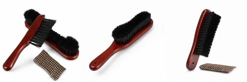 1Set Essential Billiard Accessories for Table Maintenance Combines Sturdy Cleaning Brush and Cue Wipe Cloth Portable Convenient