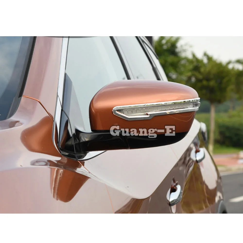 أفضل لنيسان مورانو 2015 2016 2017 2018 سيارة عصا الرؤية الخلفية الخلفية الزجاج مرآة المطر الحاجب درع الشمس قناع الظل البلاستيك 2 قطعة #3