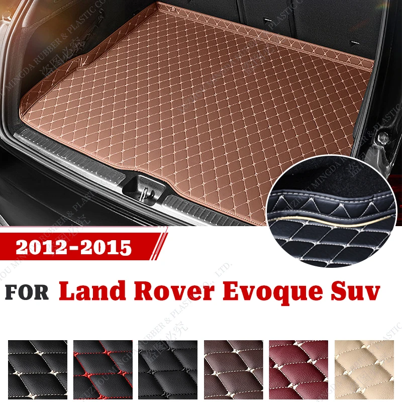 

High Edge Design Car Trunk Mat For Land Rover Evoque Suv Four Doors/Two Doors 2012 2013 2014 2015 Cargo Liner Carpet