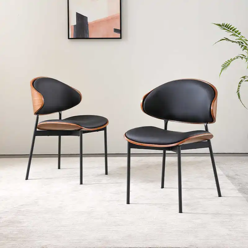 

Italian Style Modern Dining Chairs Living Room Coffee Shop Comfortable Dining Chairs Office Accent Furniture Silla Comedor Lscy