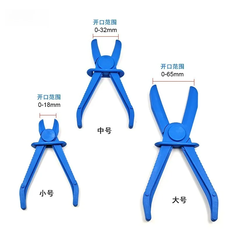 3 PCS Automotive Hose Clamp Set – Break‑Pliers Included – Brake, Fuel & Coolant Hose – 3 Sizes Metal Band Tool Kit