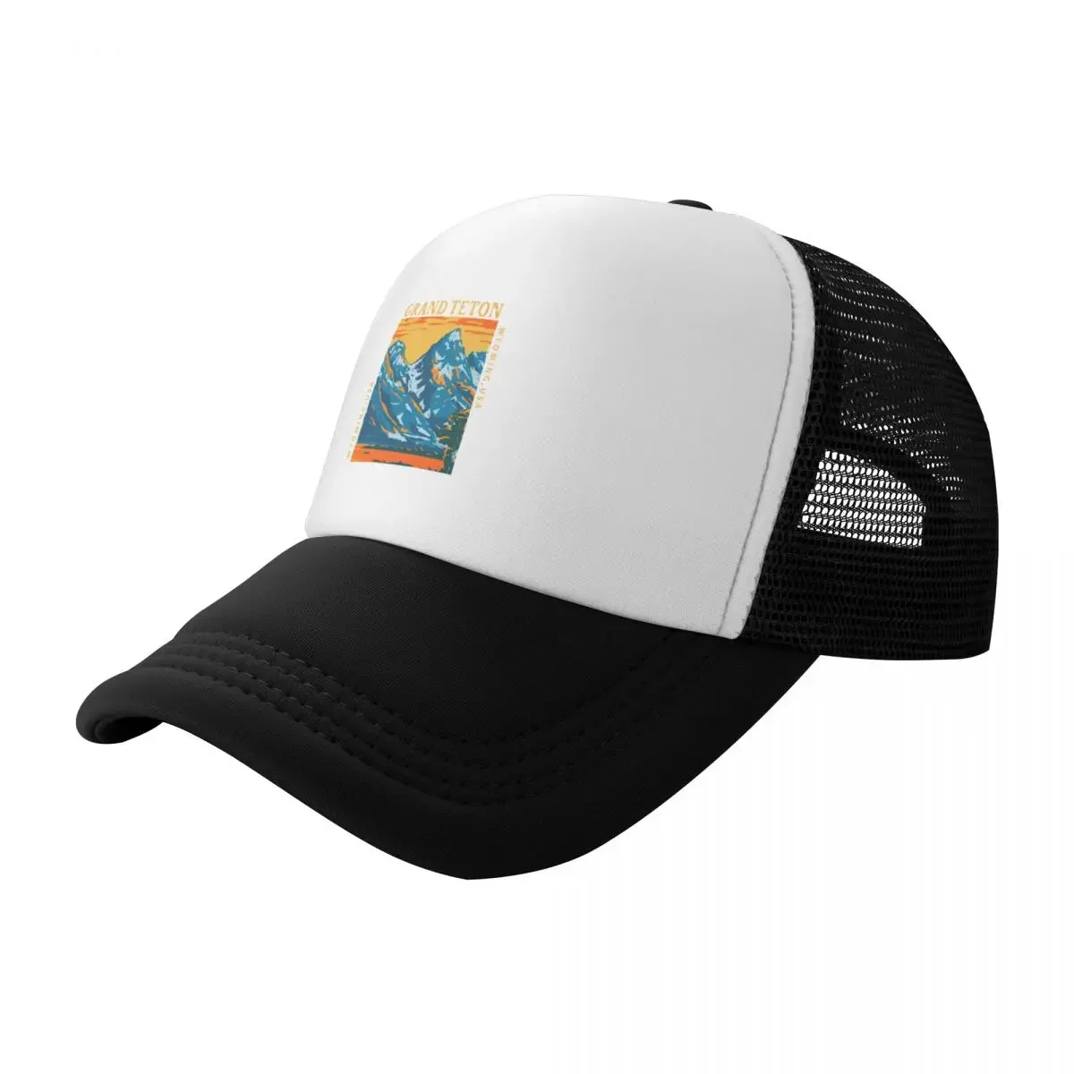 Grand Teton National Park Wyoming Distressed Baseball Cap Golf Wear hiking hat Gentleman Hat Men Golf Wear Women's
