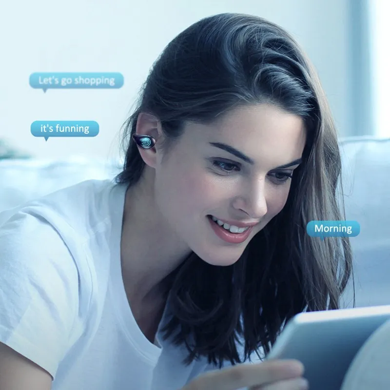 Auricolari Bluetooth a conduzione ossea con display della batteria rimanente - Nuovo concetto Ear Clip®казAuricolari Bluetooth