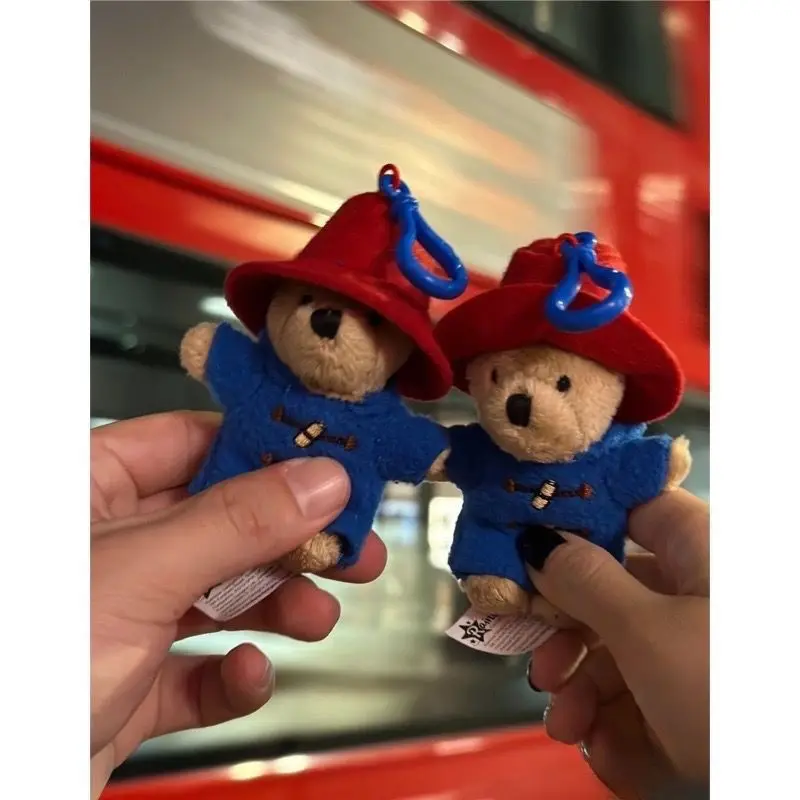 8 cm Groot-Brittannië Paddington Bear pluche poppen Kawaii Kleine Beer Gevulde Poppen Hoge Kwaliteit Kinderen Kerst Verjaardagscadeautjes