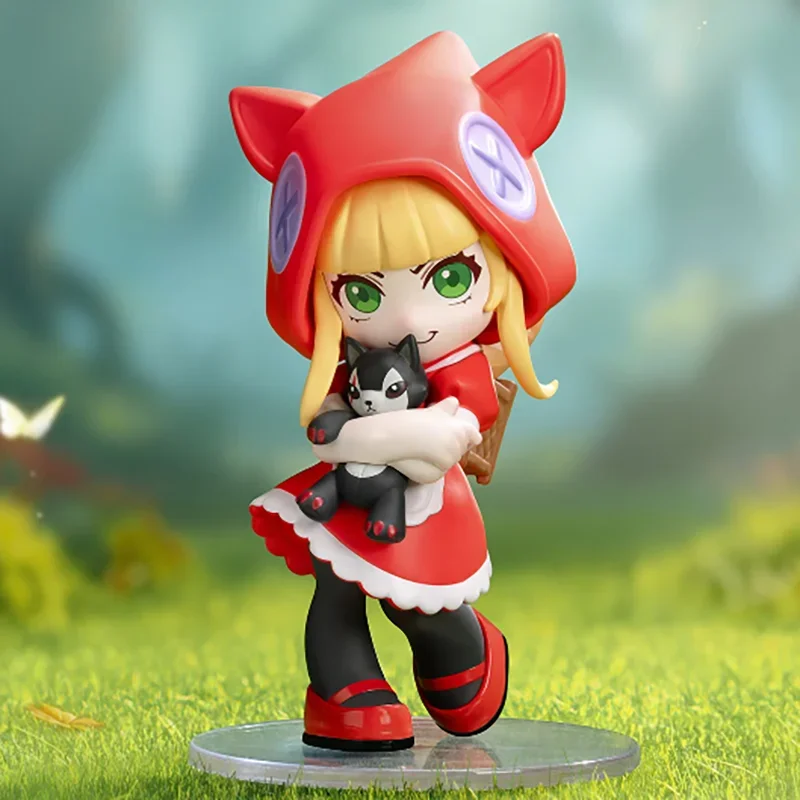 POP MART LEAGUE OF LEGENDS Clash of The Cuties Serie Blind Box Überraschungstüte Mystery Box Spielzeug Puppe Niedliche Anime-Figur Desktop-Deko