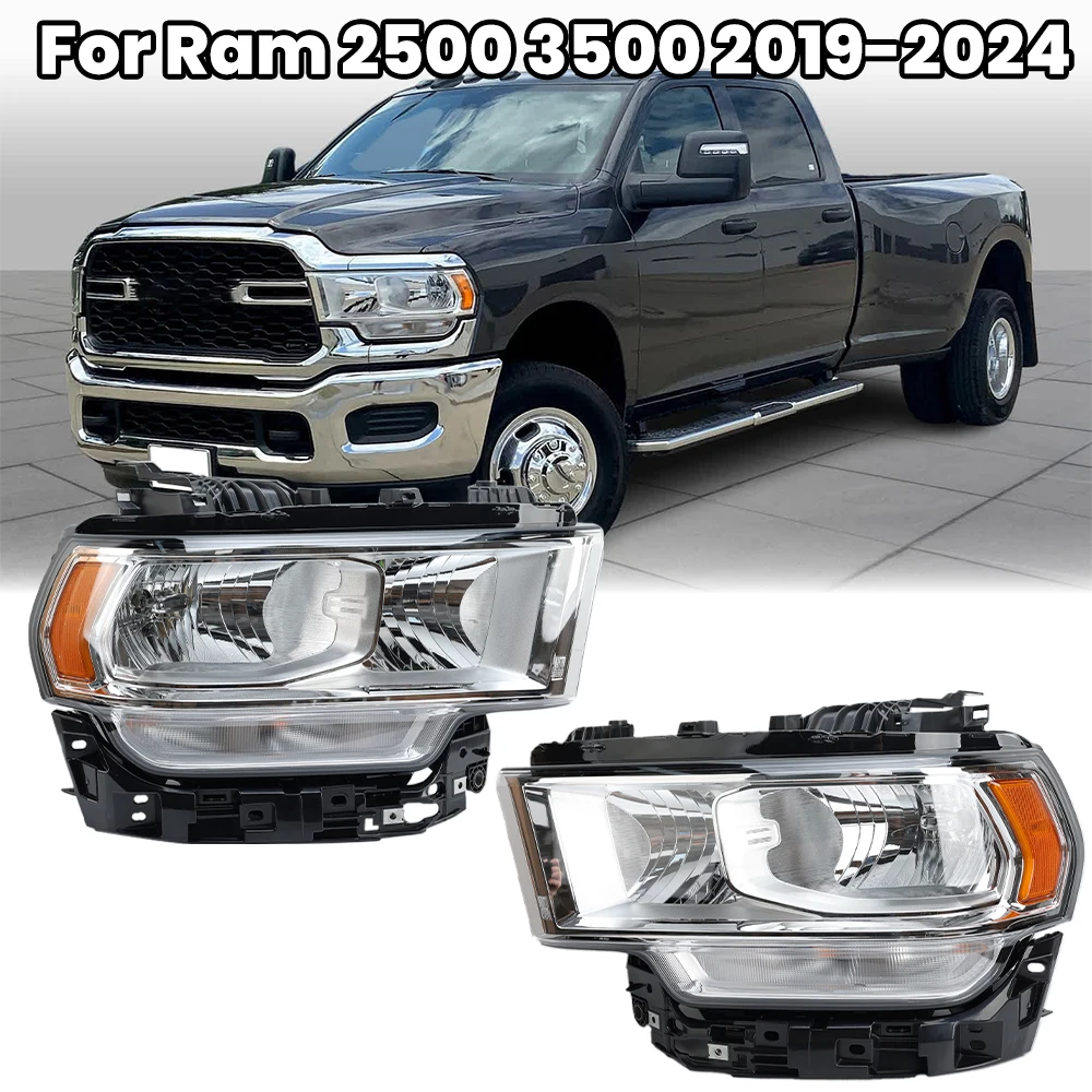 

1 Pcs Front Headlight Lamp For Dodge Ram 2500 3500 2019 2020 2021 2022 2023 2024 Car Front Head Lamp Part CH2503334 68360176AE