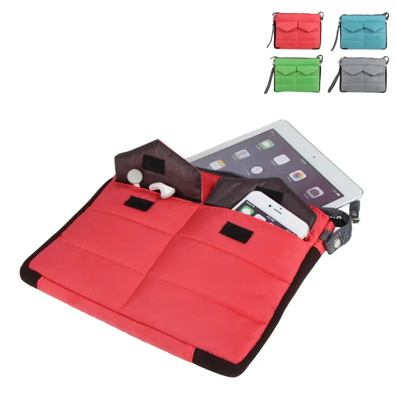 Soft Nylon Waterproof Liner Bag for Apple IPAD2 3 4 Plush Thicker Laptop Sleeve Bag For IPAD Air 9.7 Inch Tablet Hand Holder Bag