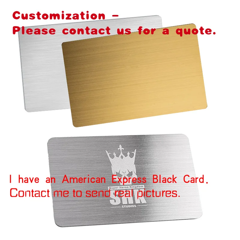 

custom.Customized Cheap Die Cut Metal Stainless Steel Vip Member Metal Business Cards Laser Engraving