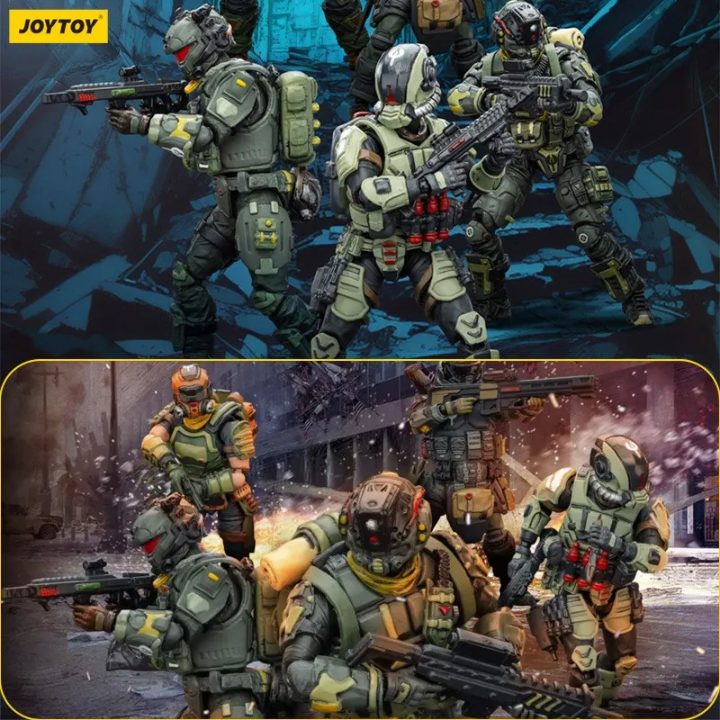 JOYTOY Dark Source Steel Ride Corps Assaulter 1/25 figura de acción articulación militar figura de Anime móvil modelo juguete para regalo coleccionable