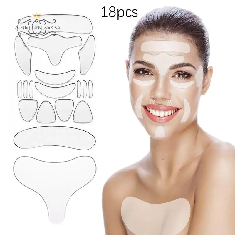 Silicone Anti-wrinkle Patch Skin Care Sticker Pad Suit Firming Wrinkle-removing Anti-wrinkle Beauty Patch For Chest Face Neck