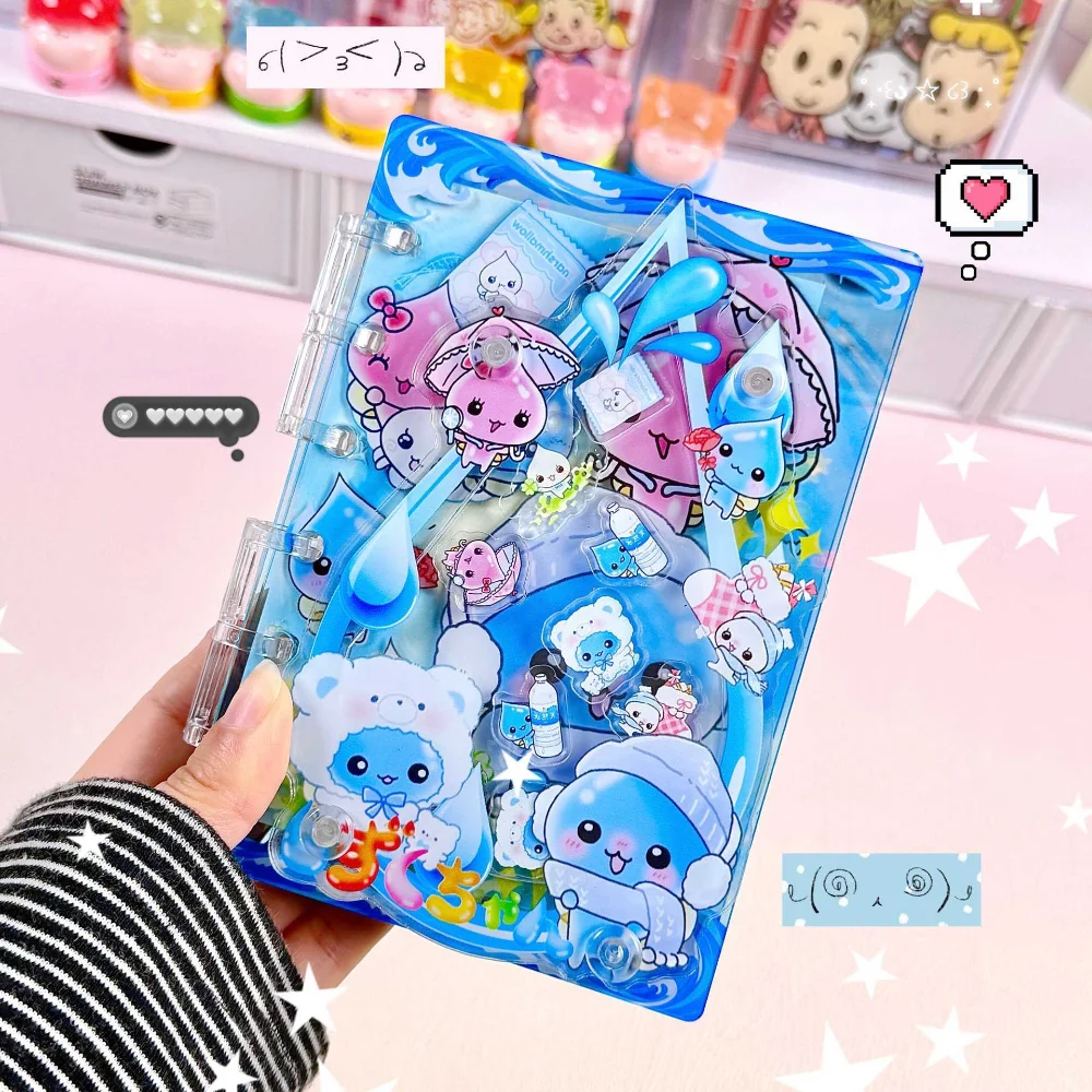 

Original Cartoon Shizuku-Chan Cute A7 Acrylic Anime Loose Leaf Edition Shake Notebook Woman Student Creativity Birthday Gift