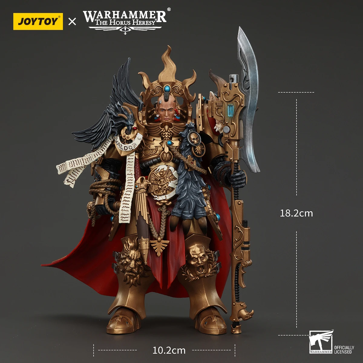 JOYTOY Warhammer 30K Action Figure Constantin Valdor Joint Movable Figurine Captain-General of the Legio Custodes ของเล่น Gif