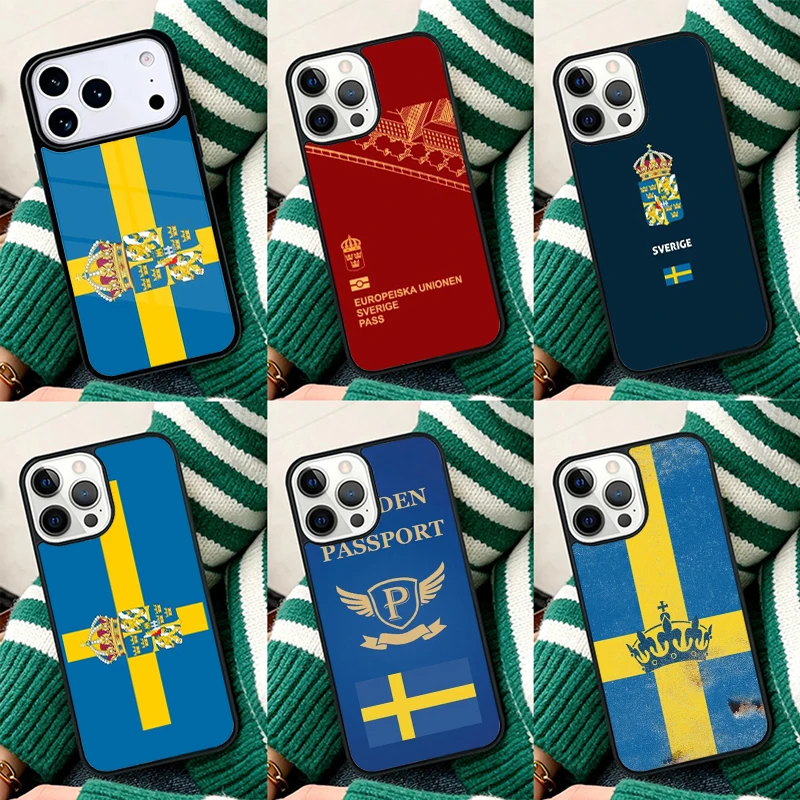 Phone Cases Sweden - Sweden Passport Shockproof Phone Case for