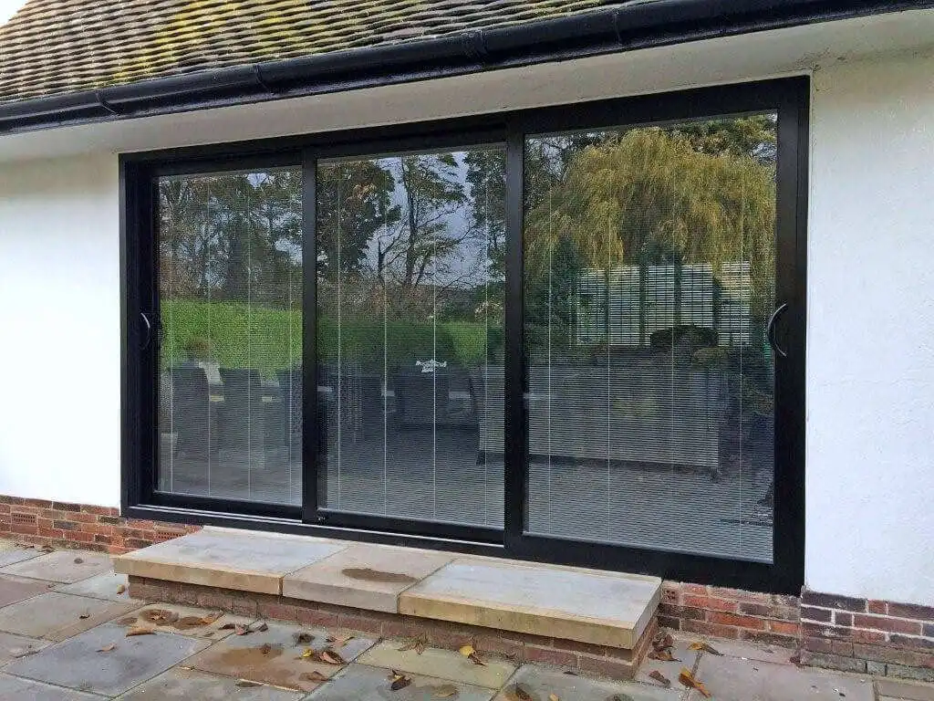 Living Room Partition Sliding Glass Door Ultraviolet Protection Manual Sliding Doors Multi Panel Integration Sliding Doors
