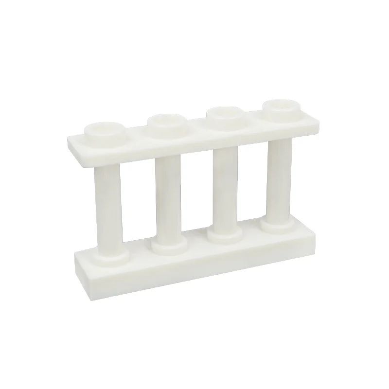 50Pcs MOC 1x4 Dots Farm & Garden Building Block Set with Ranch Fence - DIY Animal Scene Playset,ccompatible with 15332