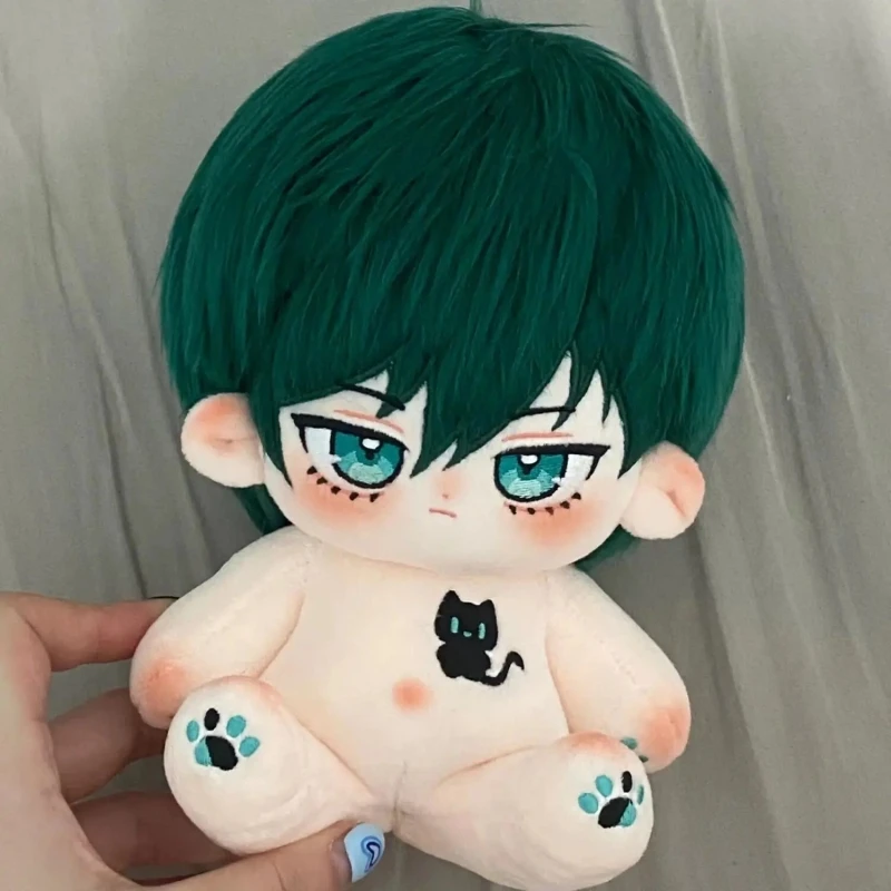 Anime Rin Itoshi BLUE LOCK 20cm Plush Dolls Toy Nude Doll Plushie  Cosplay 6209 Kids Gift