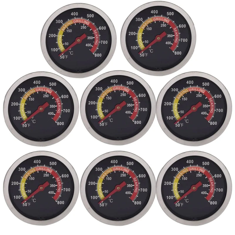 10/8/6/3/1pcs Instant Read Oven Thermometer for Kitchen Baking Household Cooking Temp Gauge 0-400℃ BBQ Smoker Grill Thermometer