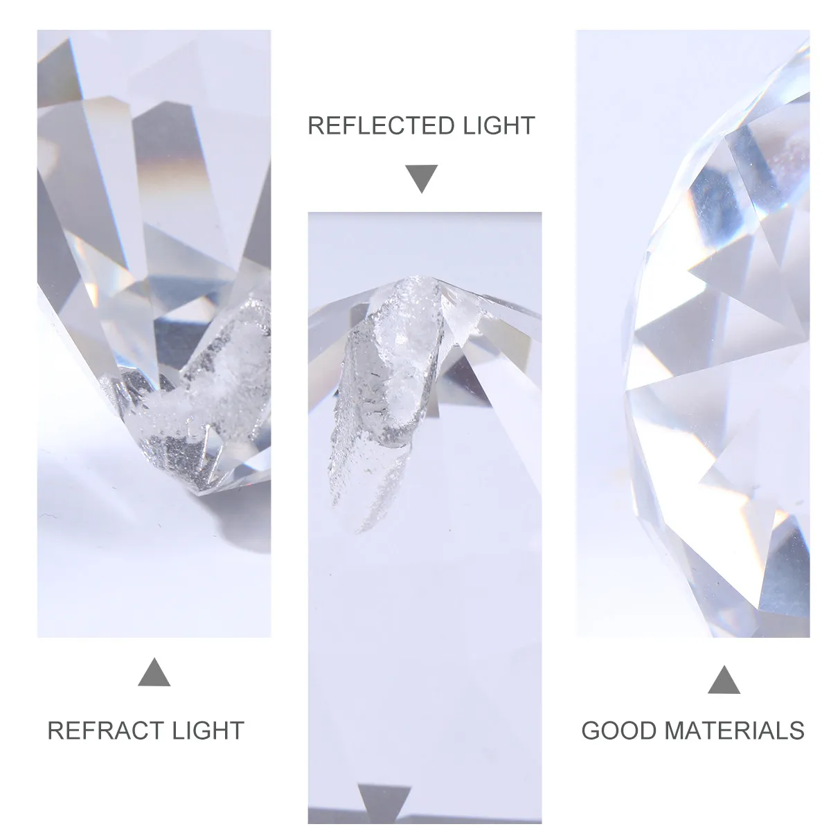 

100Mm Crystal Ball Pendant Set Premium Faceted Light Refracting Prisms for Window Chandelier Wedding Home Office Feng Shui