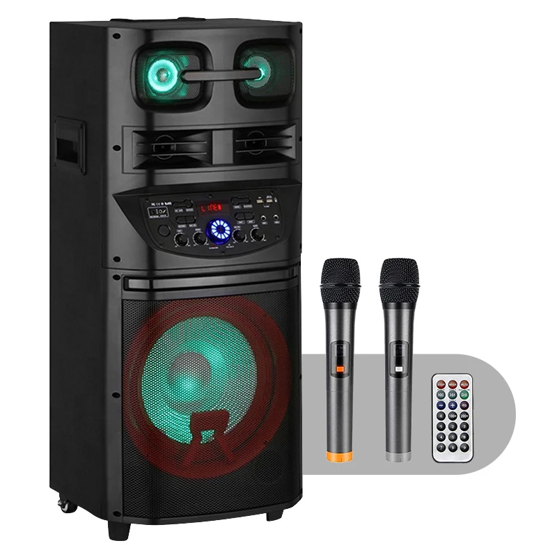 Karaoke Machine Portable Bluetooth Speaker HD Sound Support TWS Radio AUX In Bass&Treble for Outdoor Party/Meeting speaker