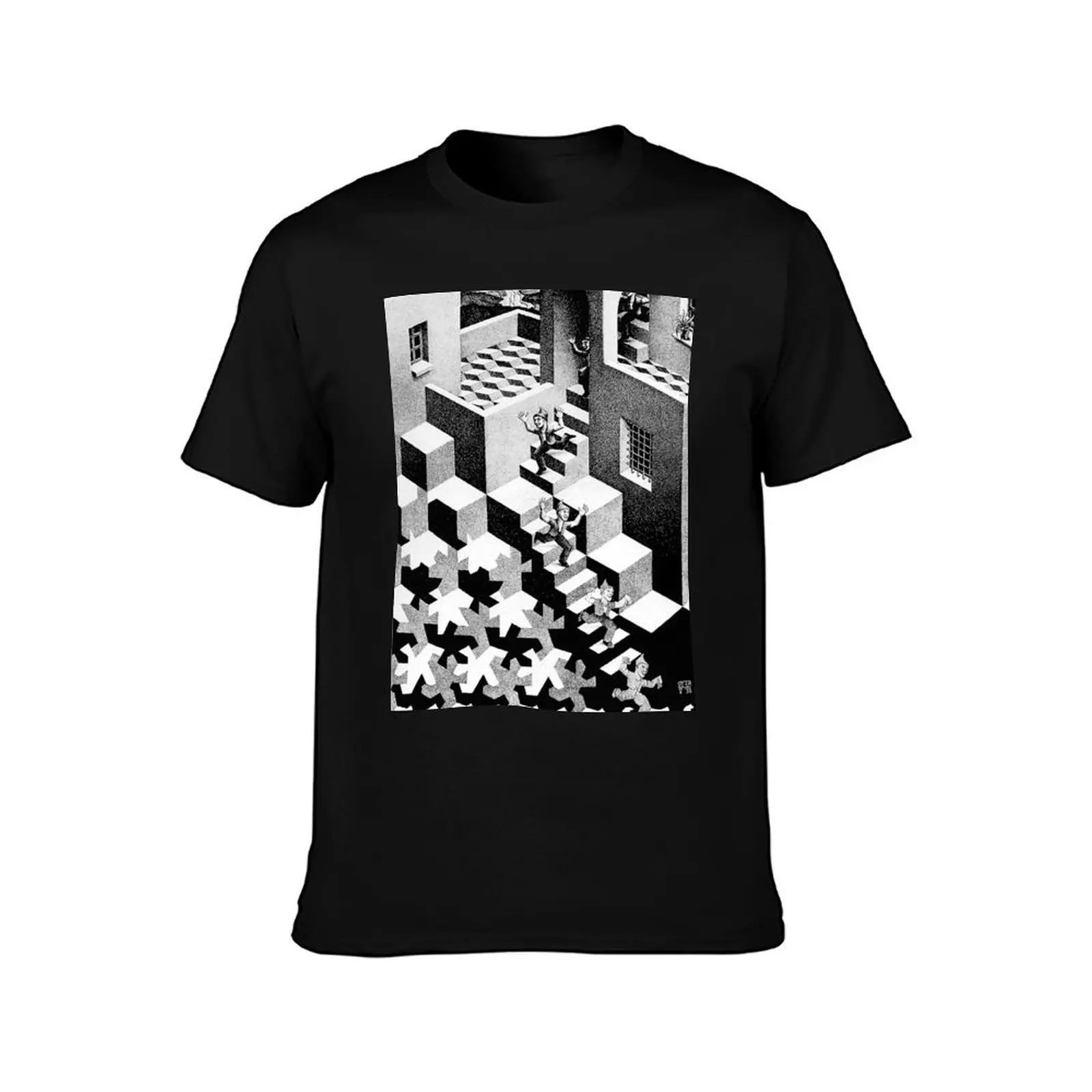 M.C. Escher T-Shirt summer clothes anime figures mens t shirt graphic