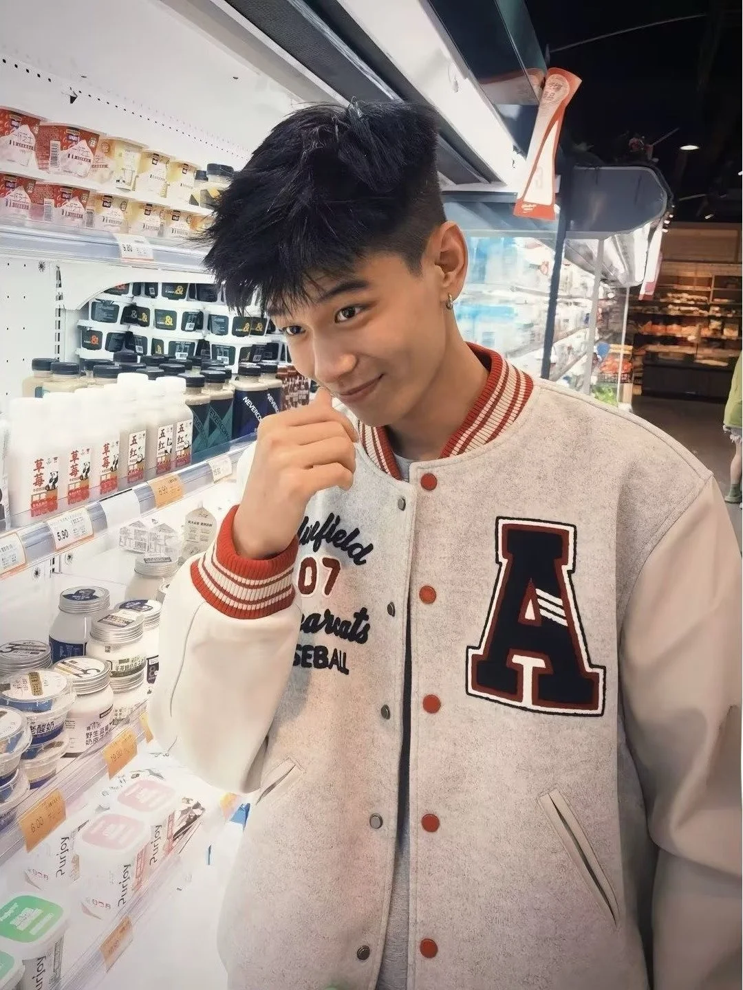 American Retro High Street Flocking Baseball Jacket Men Women Design Sensation  Trendy Couple Outfit Jacket Coat