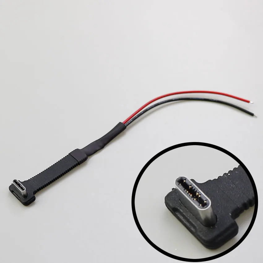 1pcs FPC Flexible Cable Soldering Wire 2Pin 3Pin R1 Wireless Charging Type C For Android Apple Plus Decoding