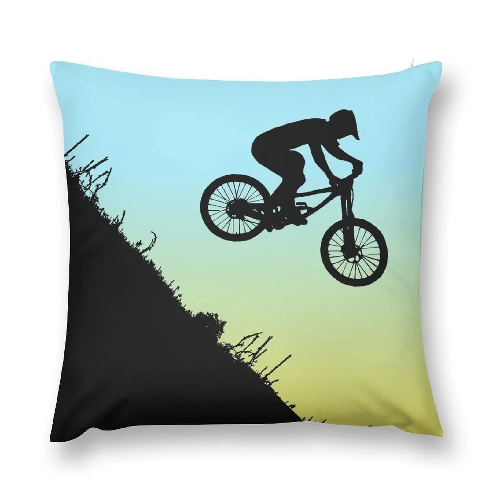 Mountain Bike Extream Downhill Throw Pillow pillowcases for sofa cushions Luxury Pillow Cover pillow