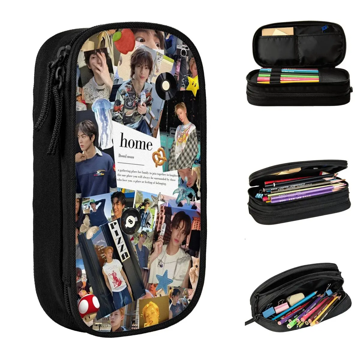 Estuches para Lápices Kpop CORTIS, Porta Lápices con Diseño Musical, Bolsas para Lápices para Niñas y Niños, Gran Capacidad, Útiles Escolares, Caja de Regalo para Lápices