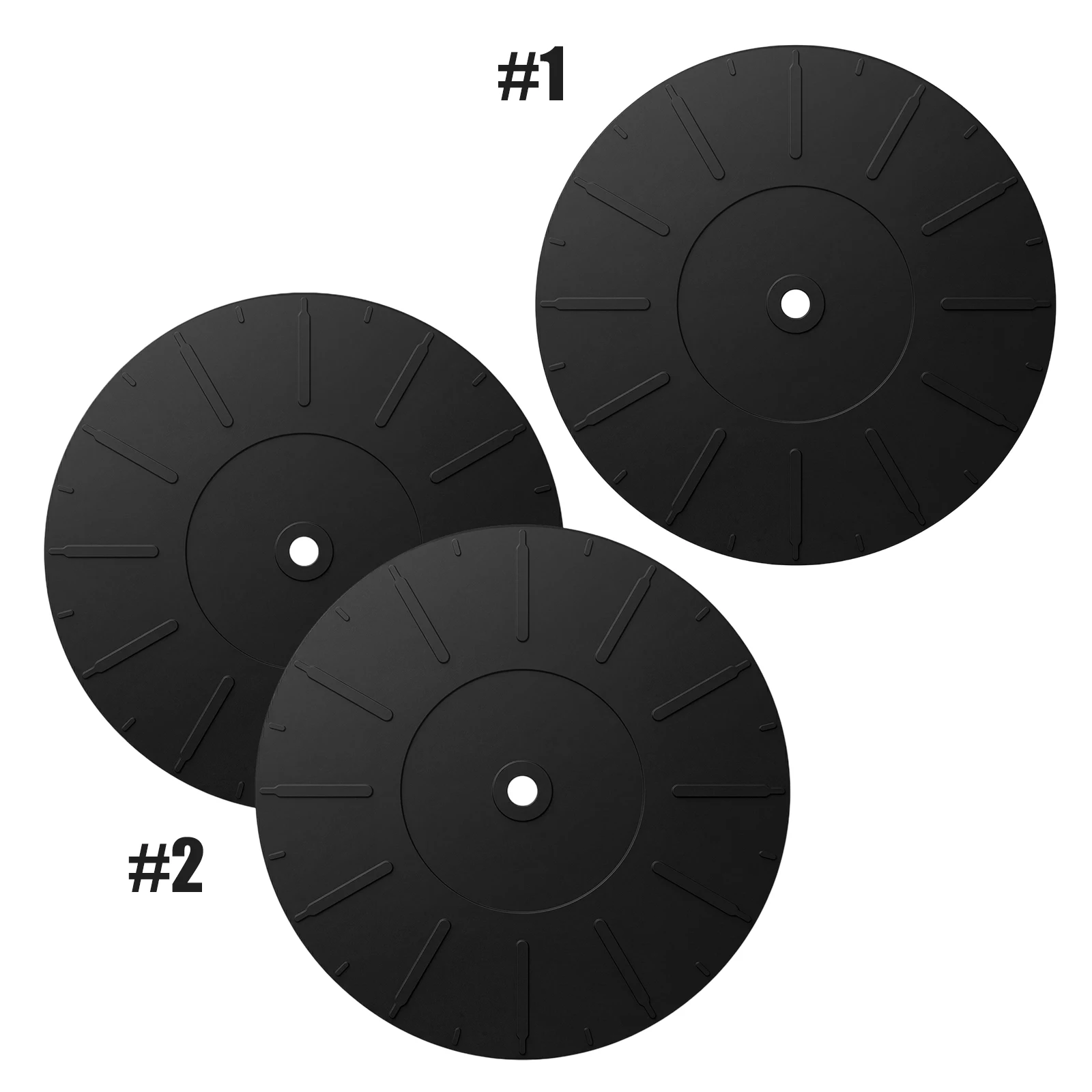 Turntable Platter Mat 7 Inch Diameter Silicone Record Mat Anti-Static & Anti-Slip for All LP Vinyl Record Players