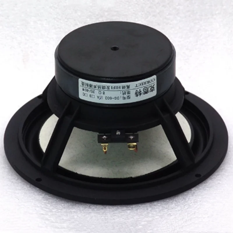 Auch-arm DG-603/P-610F 6.5 Inch Full Frequency Speaker Driver IIR Rubber/Real Leather Surrouding 4/8ohm 25W OD=170mm (1PCS)