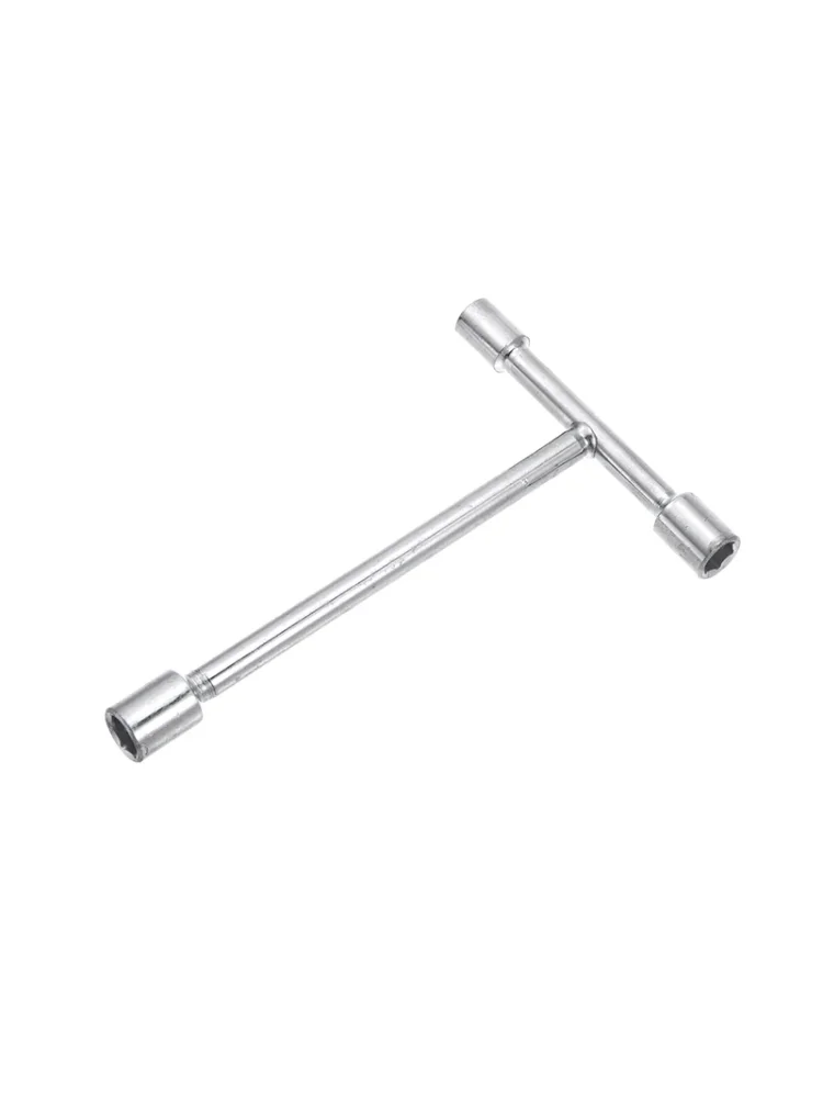 Uxcell T Handle Bicycle 3 Way Wrench 8mm 9mm 10mm 12mm 14mm 17mm 19mm Socket Spanner for Cycling Repair Wrenches Hand Tools