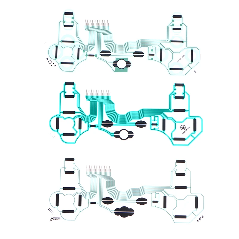Controller Ribbon Circuit Board for PS3 Controller SA1Q160A 159A 113A SA1Q135A 222A SA1Q194A Vibration Conductive Film For Ps4