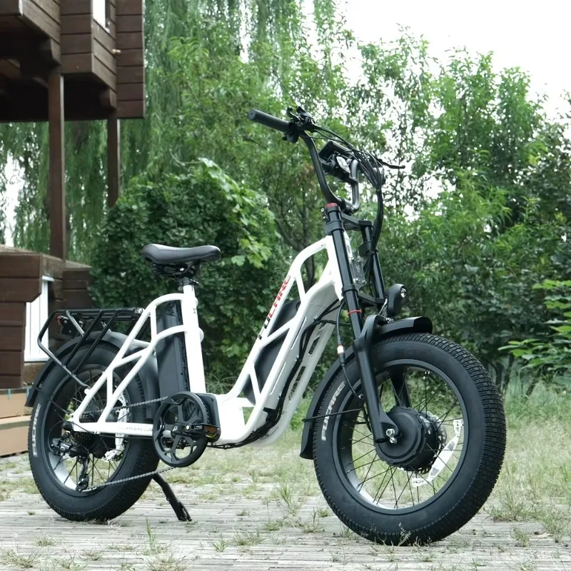 وصول جديد مباشر عالي الطاقة 1500 واط محرك مزدوج 750 واط خطوة من خلال دراجة كهربائية مع بطاريتين لمجموعة طويلة #2