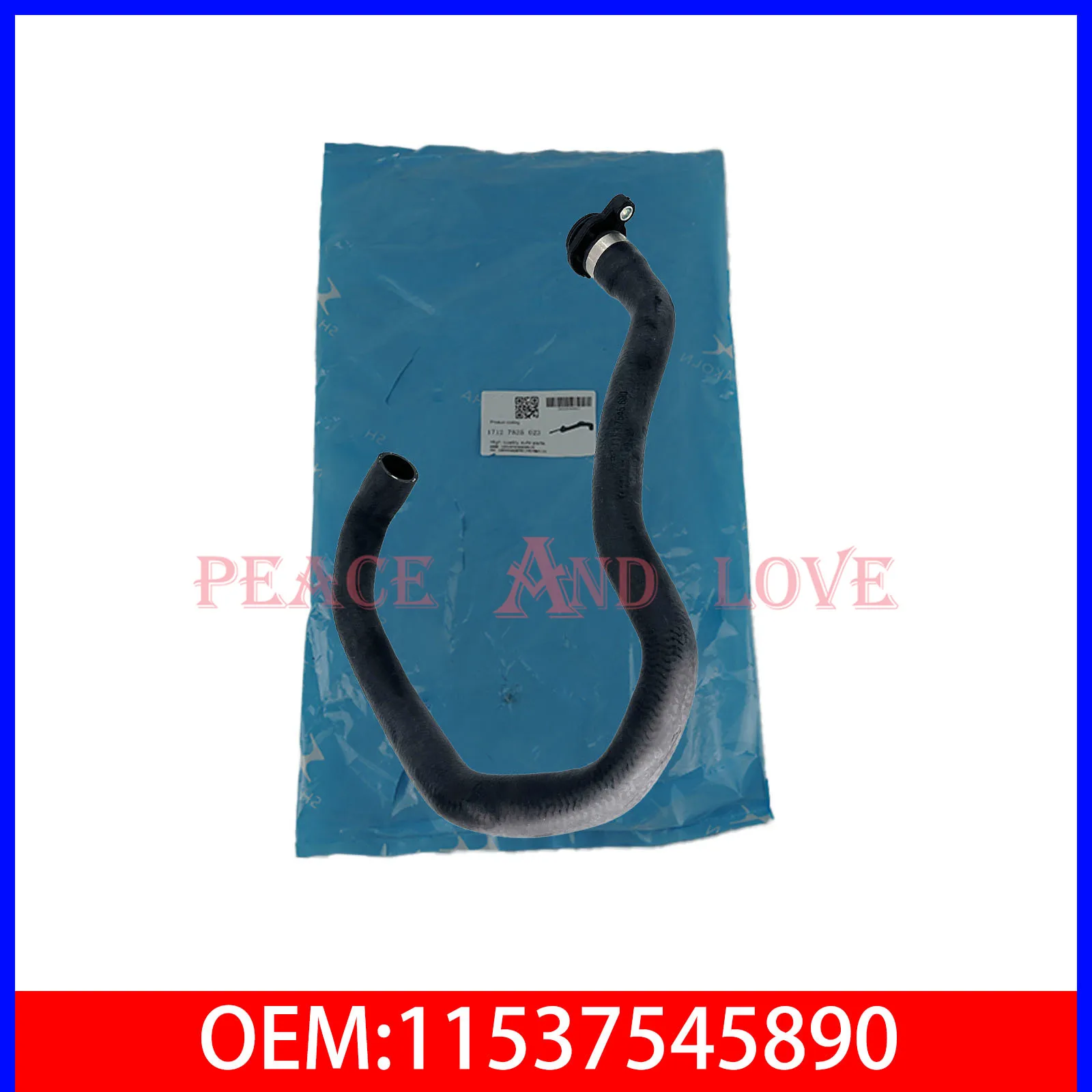 

11537545890 1PCS Water Coolant Hose Thermostat to Front of Engine For BMW E90 E93 E88 Radiator Coolant Pipe Hose