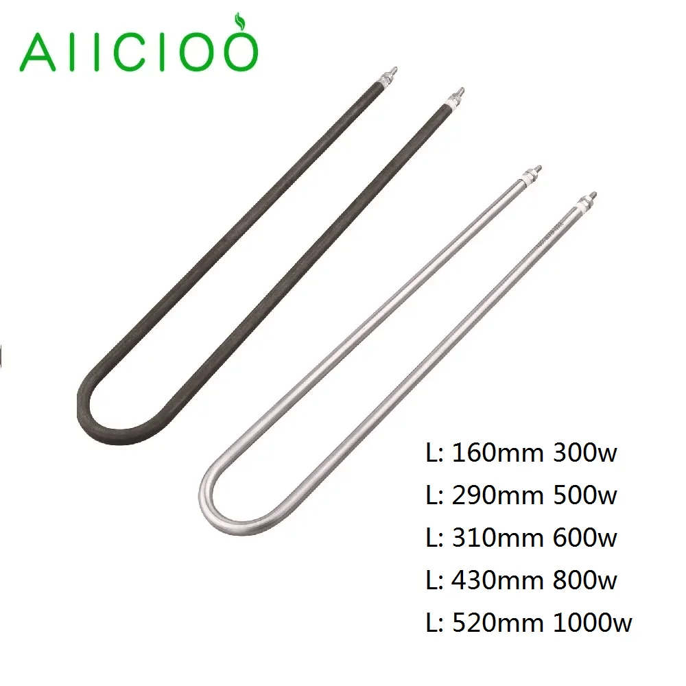 

220V U Type Electric Heating Element for Air Tubular Oven Heater Resistance 300w//500w/600w/800w/1000w 304SS/304SS Coated