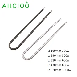 220V U Type Electric Heating Element for Air Tubular Oven Heater Resistance 300w//500w/600w/800w/1000w 304SS/304SS Coated