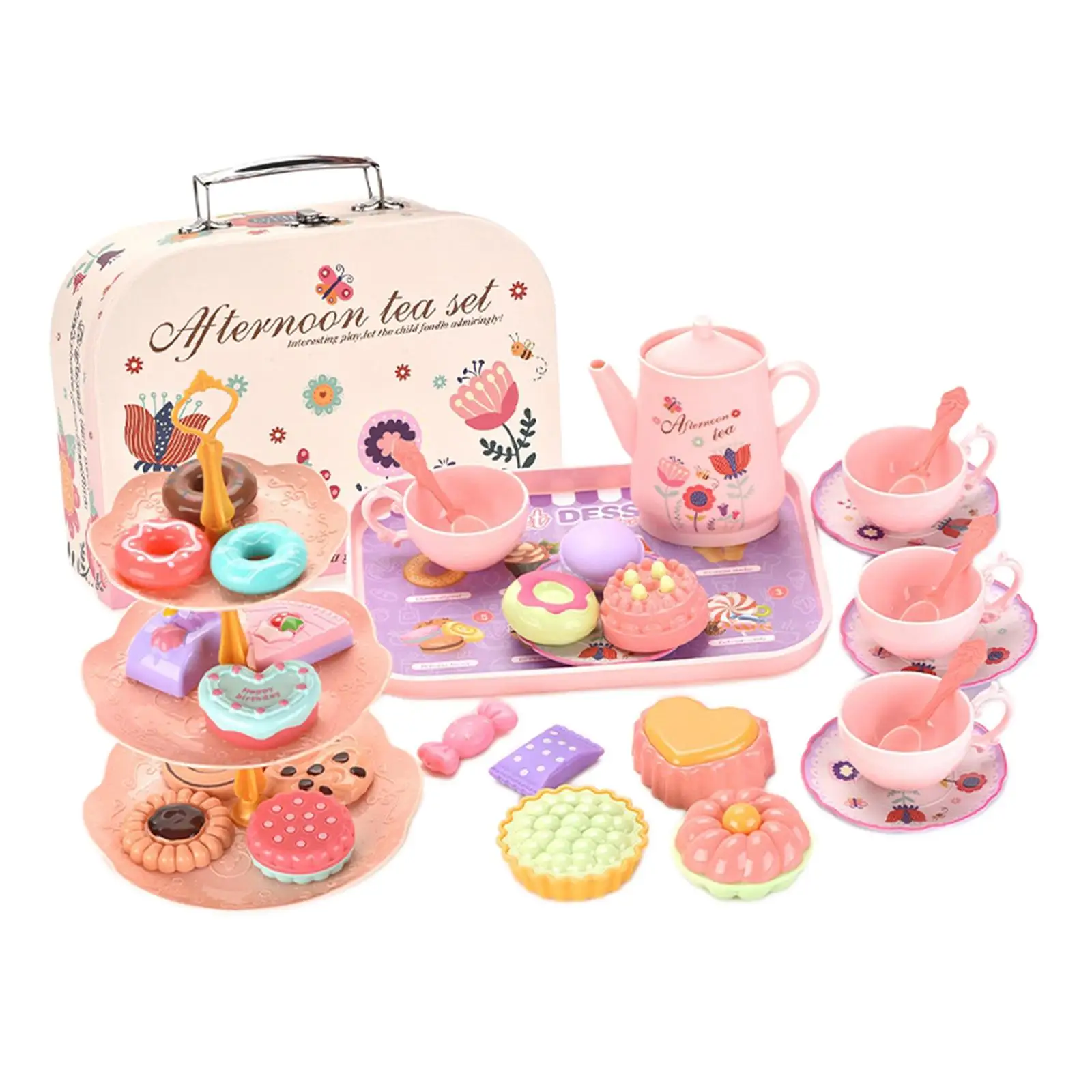 Play House Kitchen Afternoon Tea montessori Toy Early Educational Simulation Tea