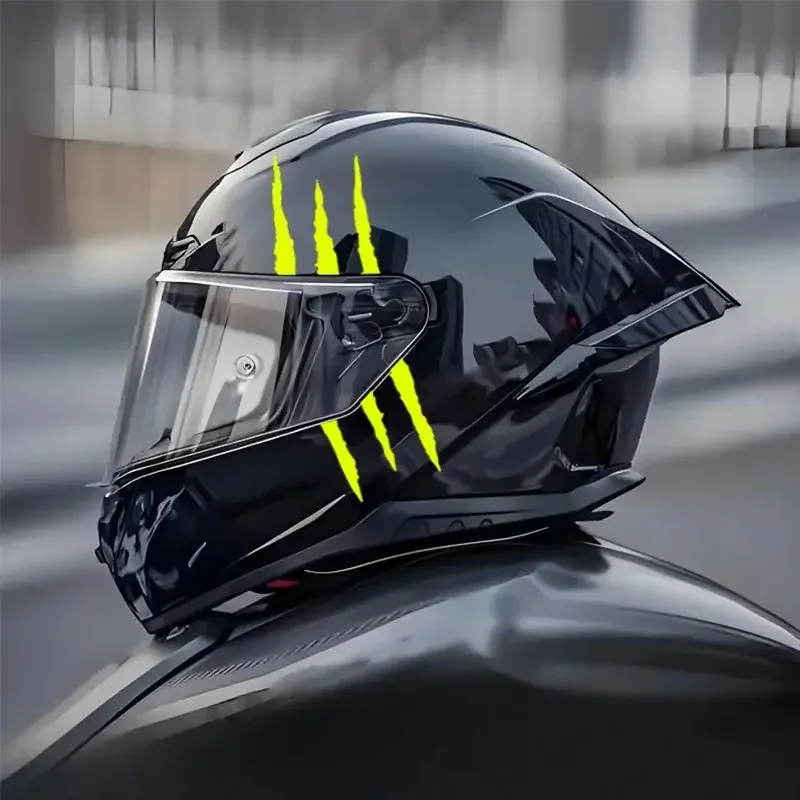 Klauen-Markierungs-Aufkleber-Set, 1 Set, wasserfeste Vinyl-Aufkleber zum Selbermachen für Motorradhelm, Auto, Skateboard, zur Außendekoration