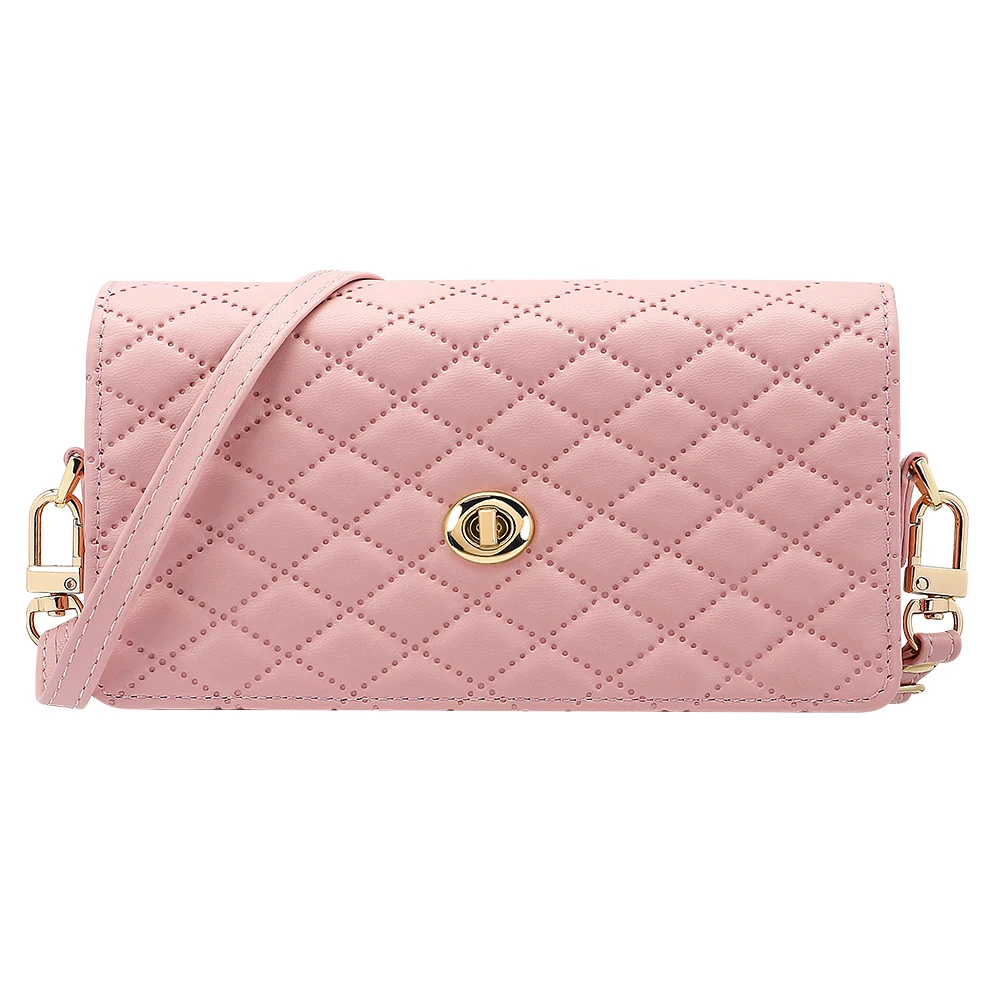 Compatible With Galaxy Z Fold 7 6 5 4 3 2 Adjustable Crossbody Strap Mobile Phone Wallet Bag, Luxury Gilrs PU Leather Phone Bag