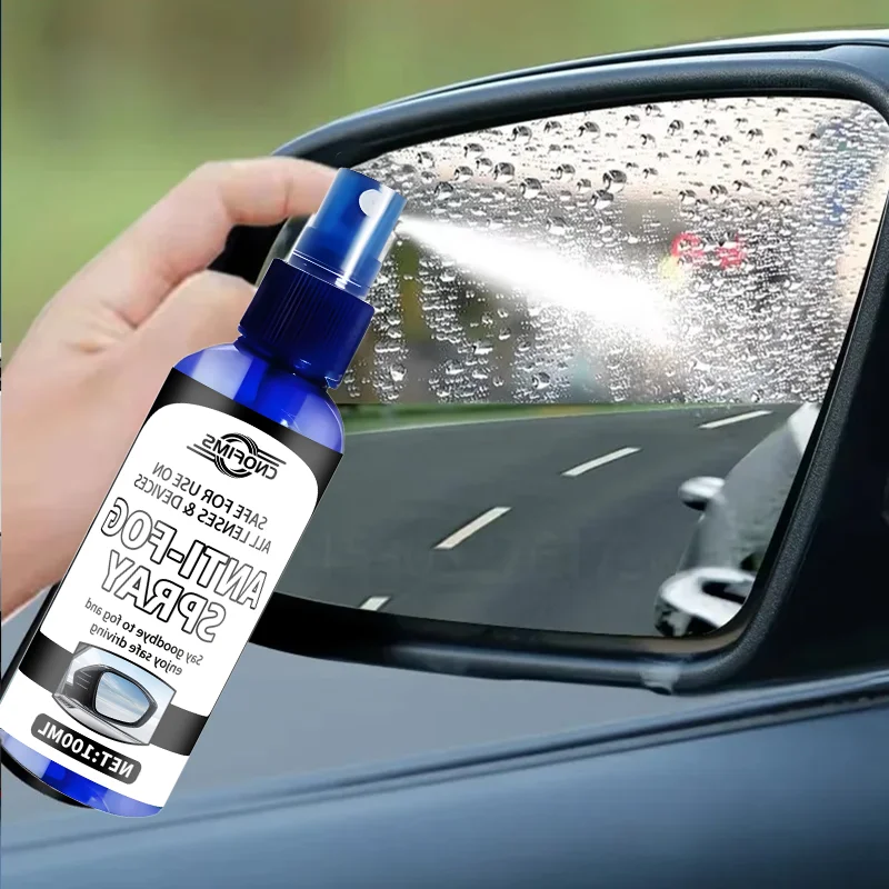 SEAMETAL 100 مللي زجاج السيارة مكافحة الضباب رذاذ وكيل السيارات الزجاج الأمامي طارد المياه مكافحة المطر الزجاج مرآة مسعور طلاء البخاخ