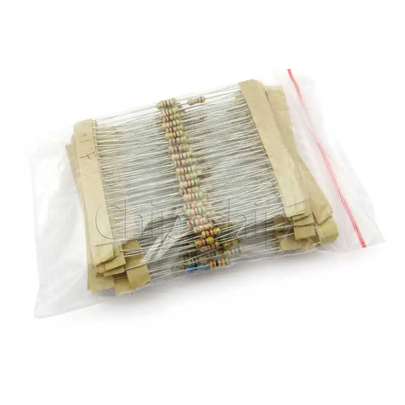 1 4W Carbon Film Resistor Package 4.7K Euro -68K Euro Color Ring Resistor Element 24 Kinds, each of 10 totally 240