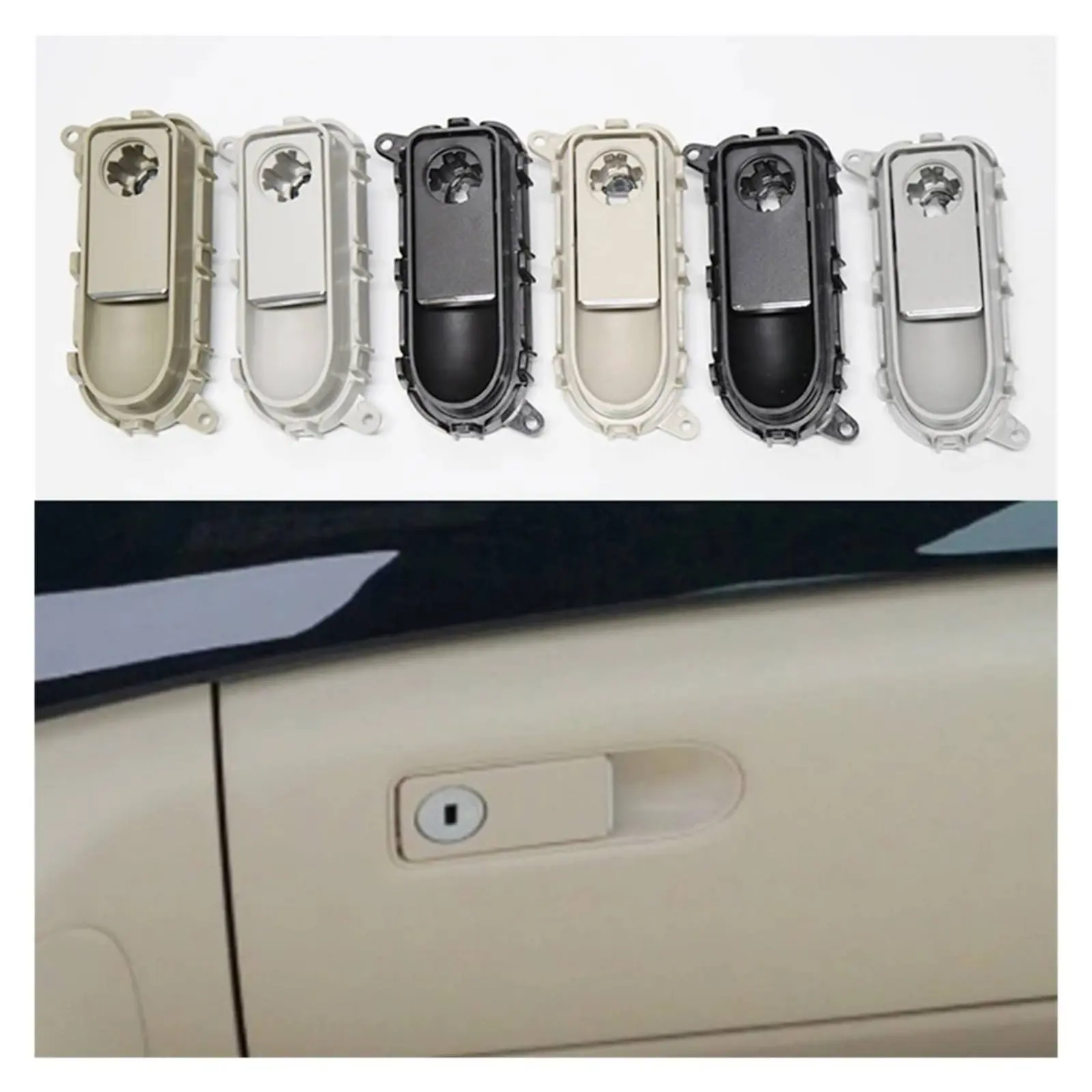 

Замок-защелка для перчаточного ящика, прямая замена, ручка замка дверцы перчаточного ящика, ручка ящика для хранения в центральной консоли