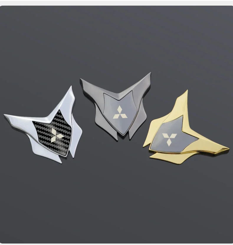 

Car Badge Shield Sticker for Mitsubishi Compatible with All Models Pajero Outlander Lancer Eclipse Cross Logo Style Decal Access