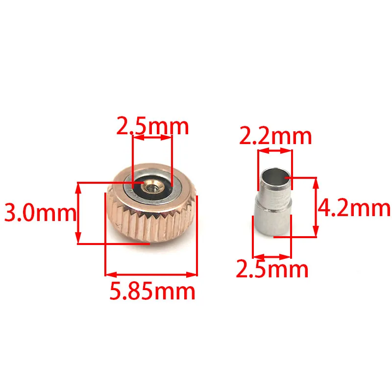 For Longines Saint-Imier L2.766 L2.763 Watch Head Crown Handle Fittings