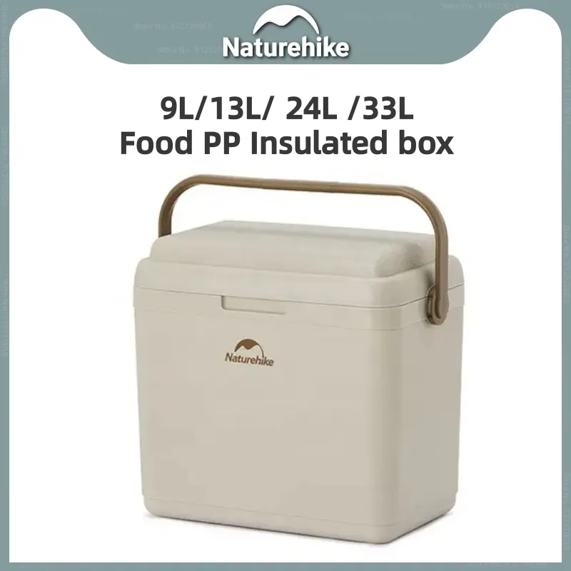 

Naturehike 9L/13L/ 24L /33L PP изолированный ящик Продовольственный свежий охладитель Открытый кемпинг пикник портативный антибактериальный 24H изолированный ящик