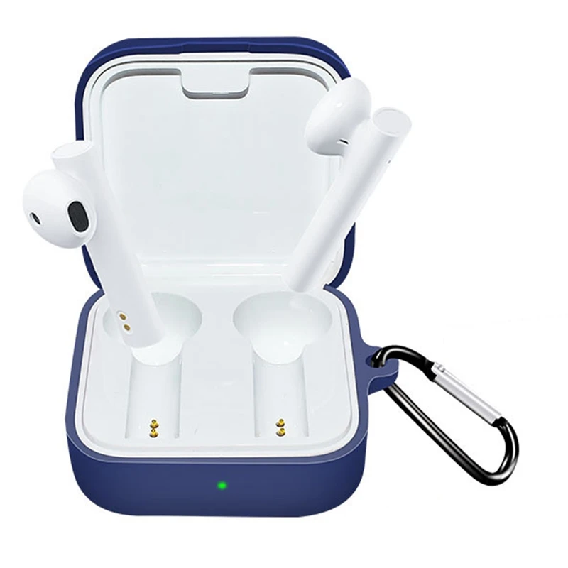 AB25-เคสซิลิโคนแบบพกพาเคสป้องกันกันกระแทกซิลิโคนสำหรับเสี่ยวมี่ แอร์ 2 เอสอีหูฟังไร้สายบลูทูธ