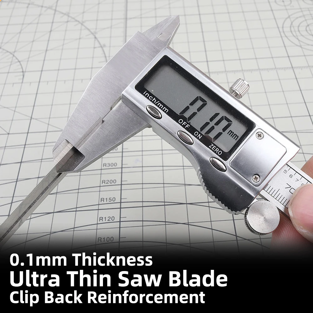 Precision Hand Saw 0.1mm Thickness Ultra-Thin Blade for Tight Cuts on Flat Surfaces Surface Nitride Treatment Model Retrofit