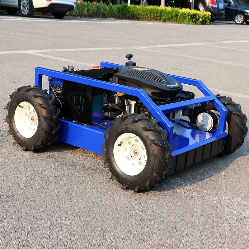 カスタマイズされたリモート芝刈り機 このインテリジェント芝刈り機には、インテリジェントなリモートコントロール装置が装備されています。