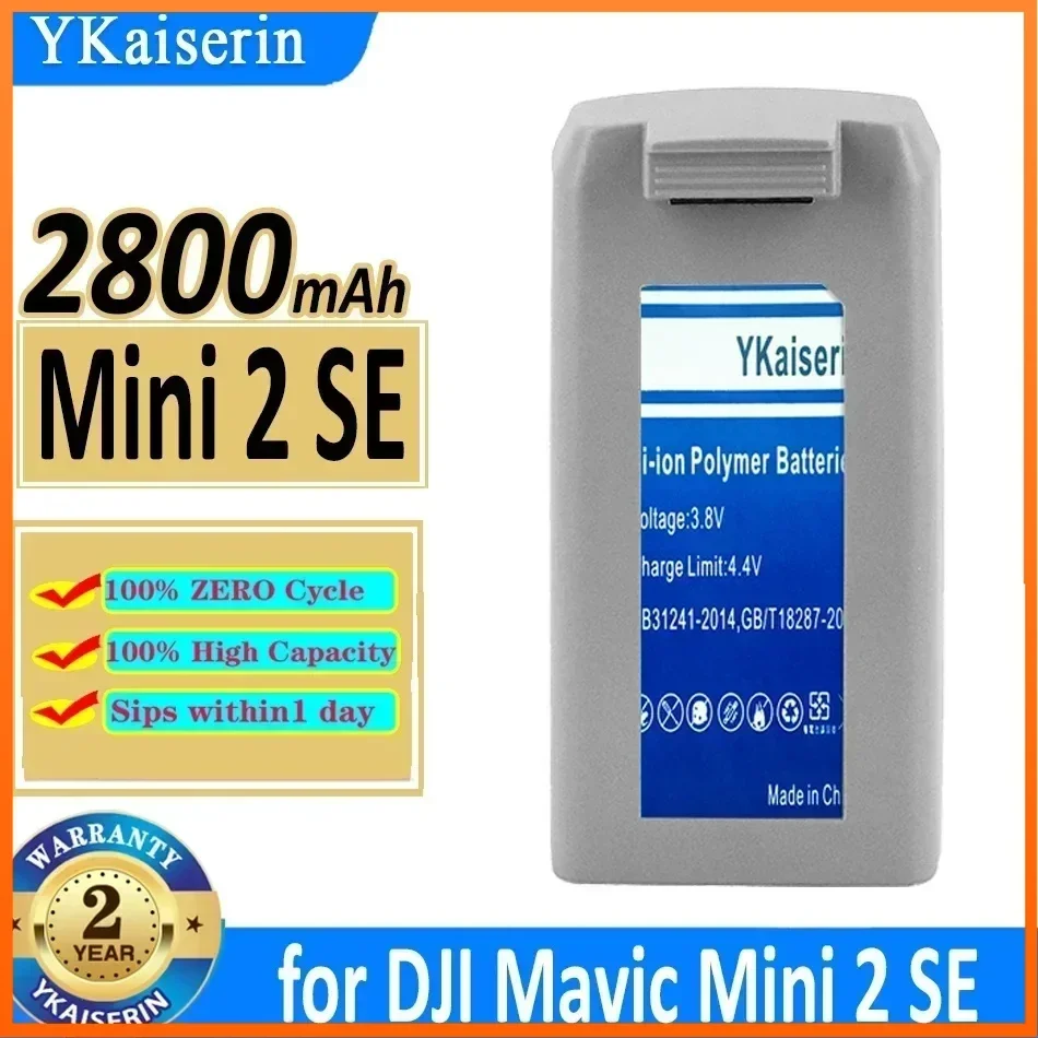 

YKaiserin 2800 MAh Replacement Battery Mini 2 SE for DJI Mavic Mini2 SE Batterie Bateria Warranty 2 Years + Tracking Number