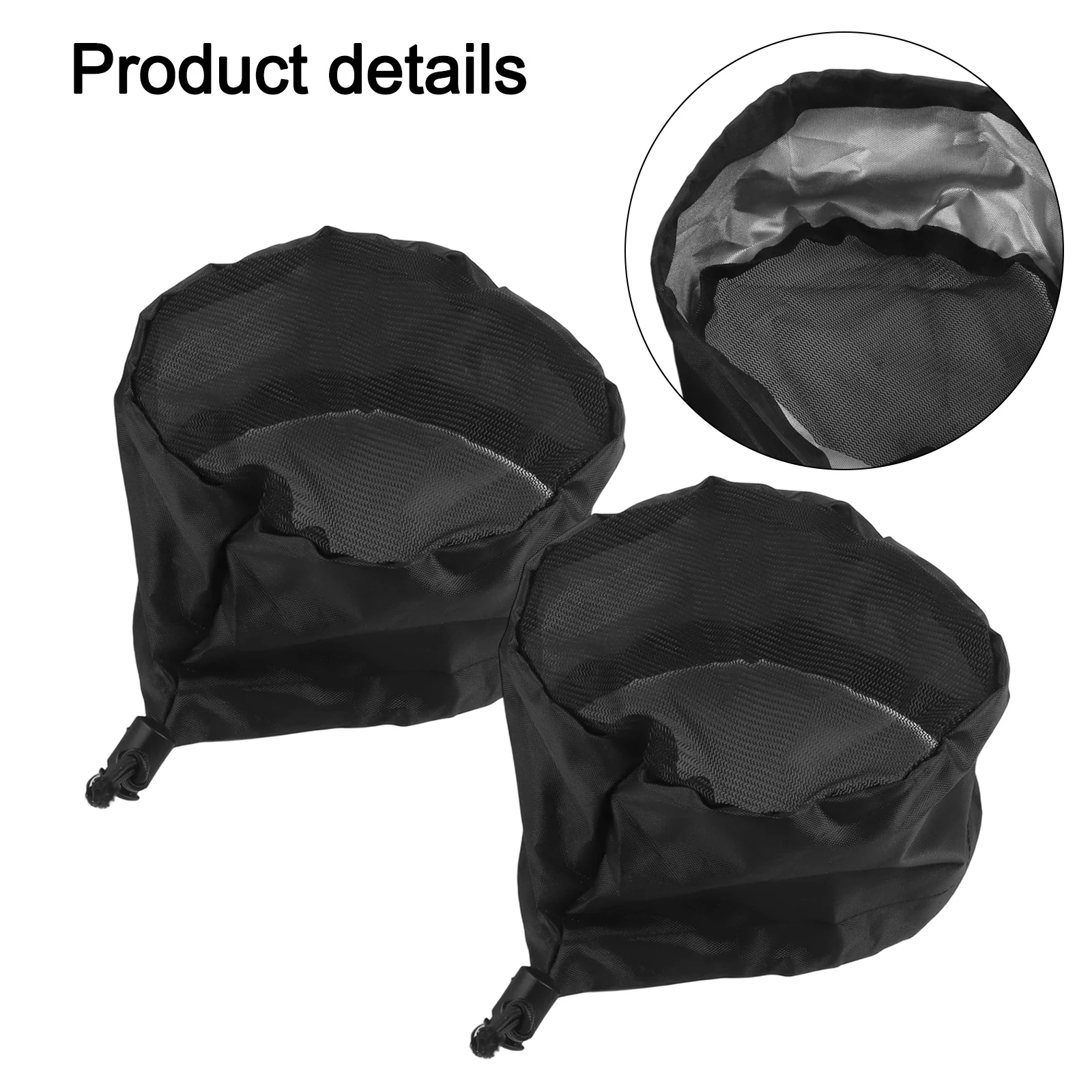 2Pcs for Grow Tent Vent Covers Equipped with Elastic Bands and Fixed Buckles to Deliver Secure Fit and Dust Prevention on Vent